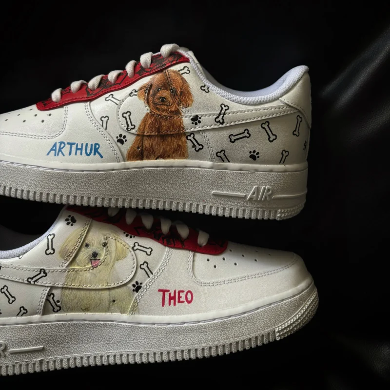 Pet Portrait Air Force 1 Custom - Image 2