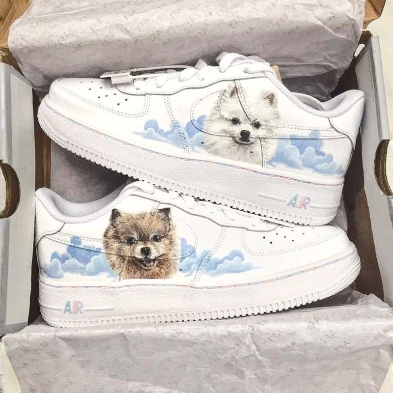 Pet Portrait Air Force 1 Custom