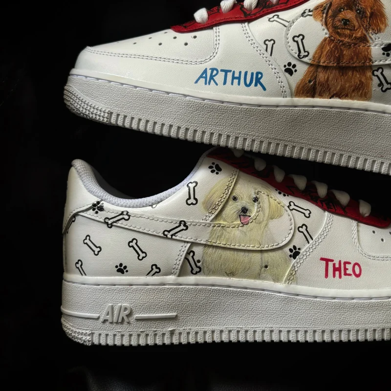 Pet Portrait Air Force 1 Custom - Image 3