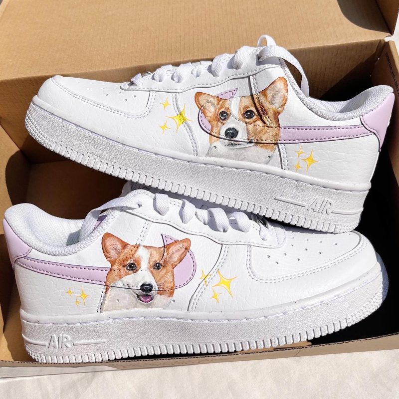 Pet Portrait Air Force 1 Custom