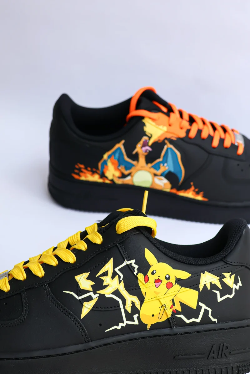 Pikachu x Charizard Air Force 1 Custom - Image 4