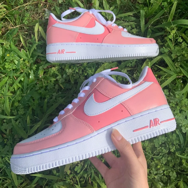 Pink Air Force 1 Custom - Image 3