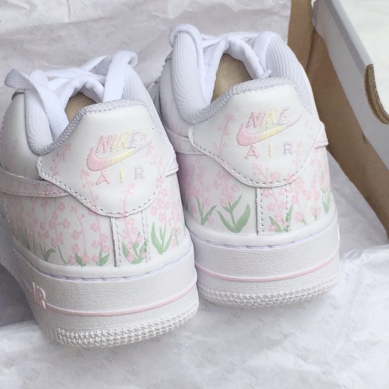 Pink Lavender Garden Air Force 1 Custom - Image 3