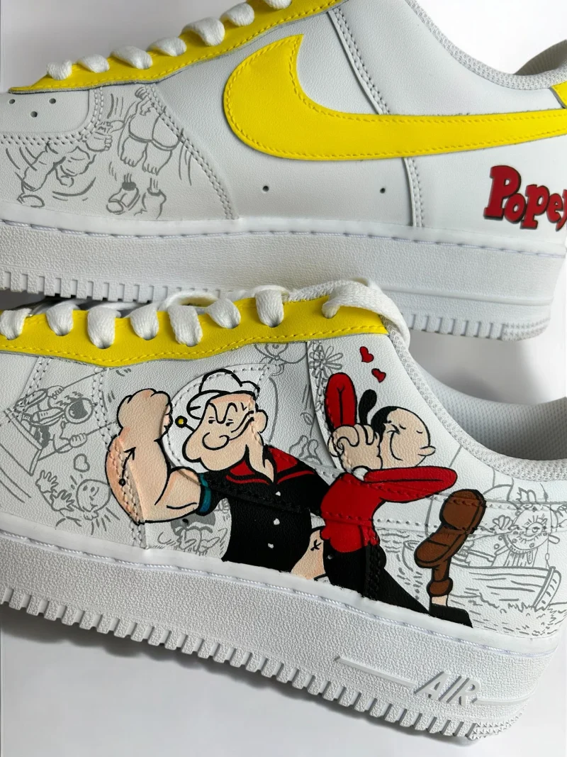 Popeye the Sailor Air Force 1 Custom - Image 2