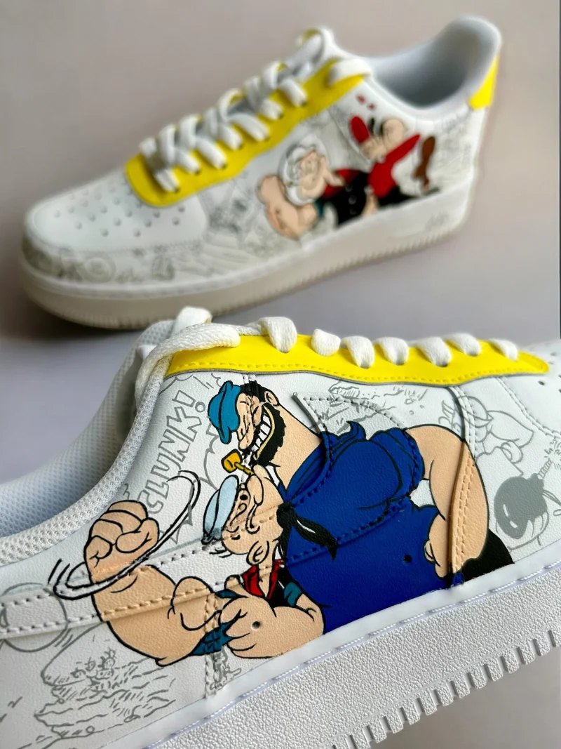 Popeye the Sailor Air Force 1 Custom - Image 3