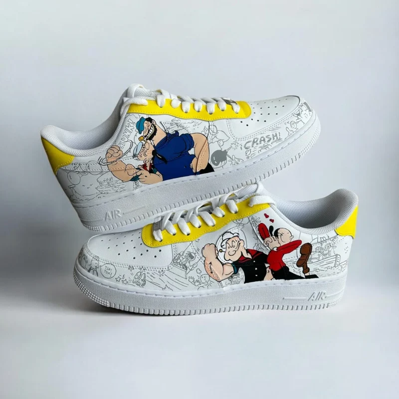 Popeye the Sailor Air Force 1 Custom