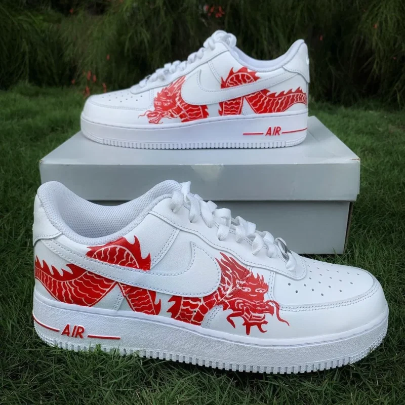 Red Dragon Air Force 1 Custom - Image 3