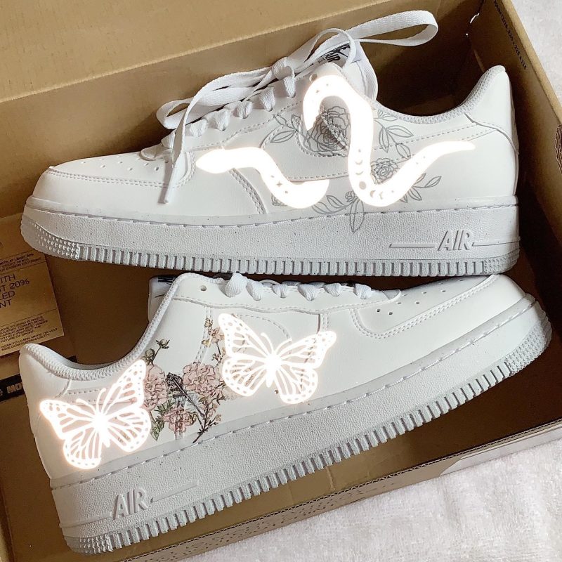 Reflective Air Force 1 Custom