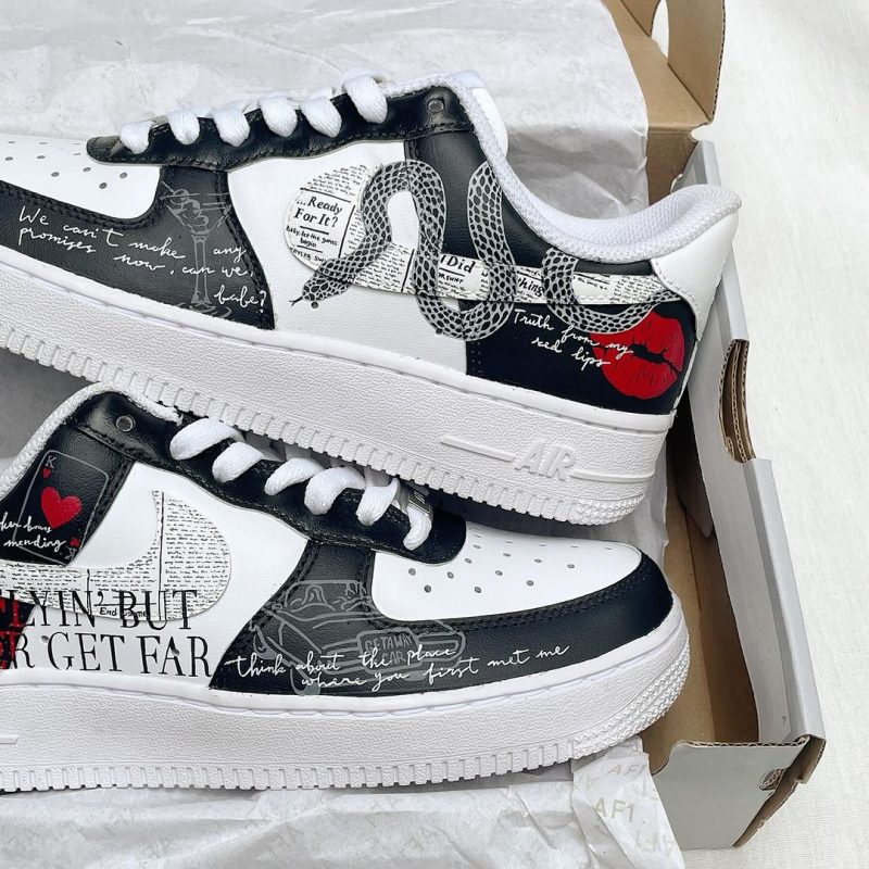 Reputation Taylor Swift Air Force 1 Custom - Image 4