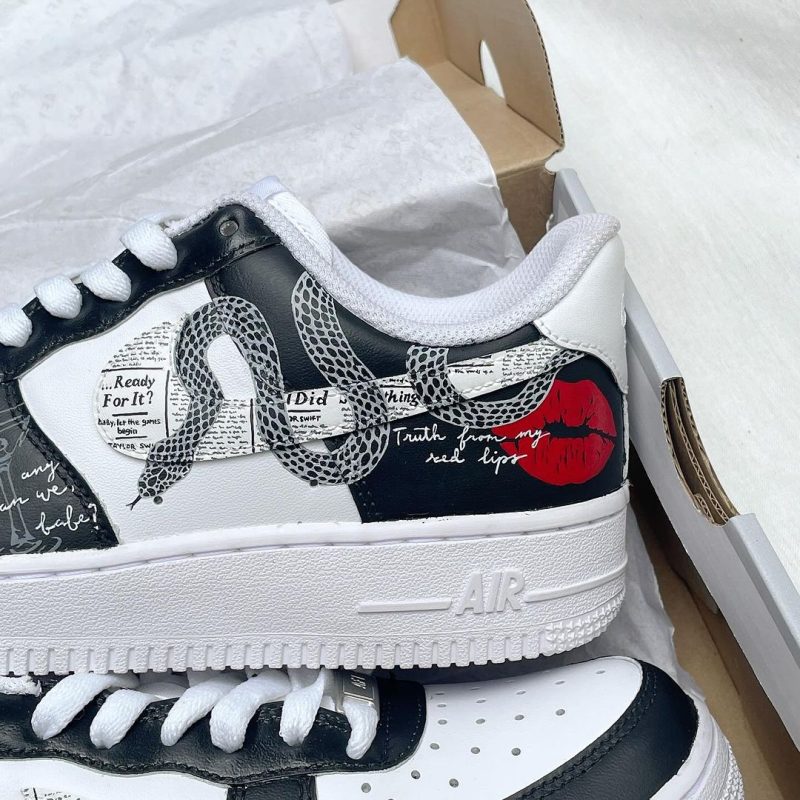 Reputation Taylor Swift Air Force 1 Custom - Image 5