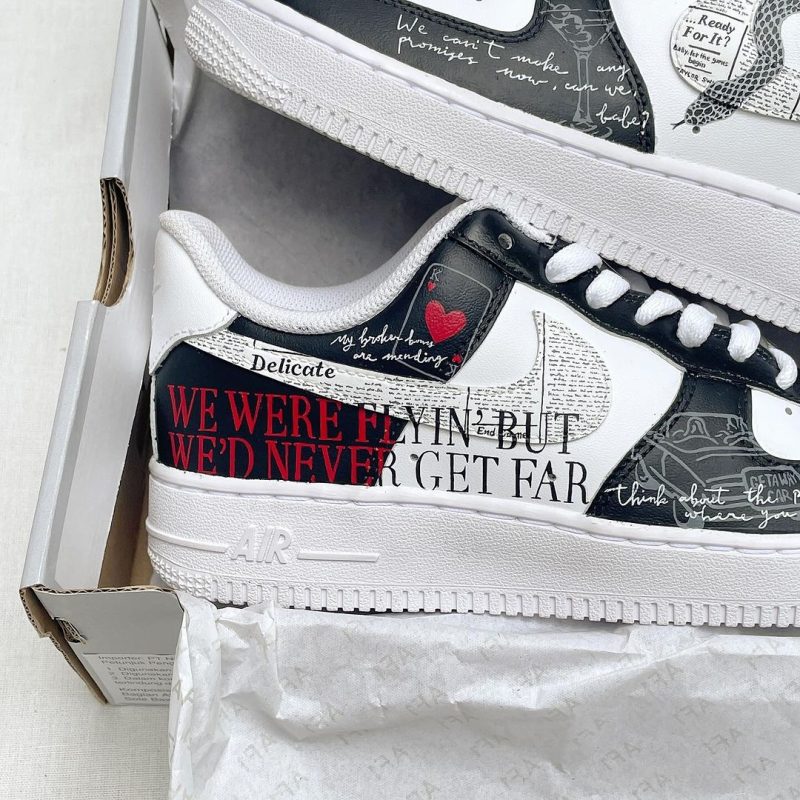 Reputation Taylor Swift Air Force 1 Custom - Image 6