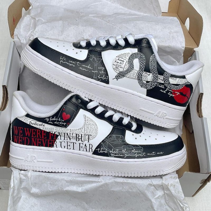 Reputation Taylor Swift Air Force 1 Custom