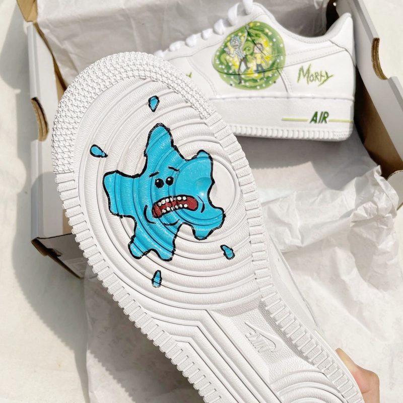 Rick and Morty Air Force 1 Custom - Image 2