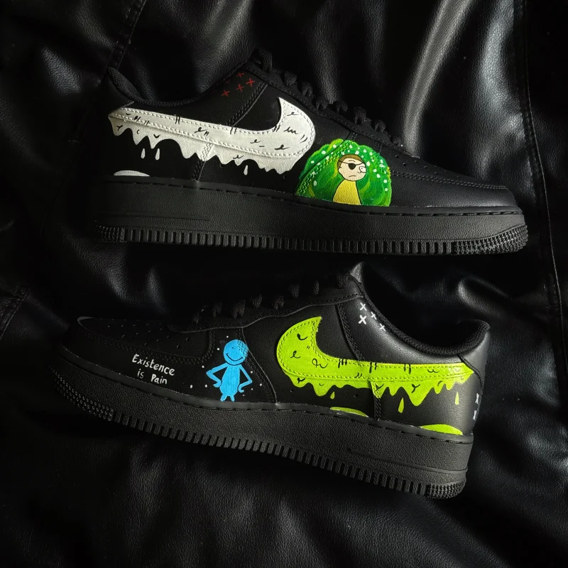 Rick and Morty Air Force 1 Custom - Image 2