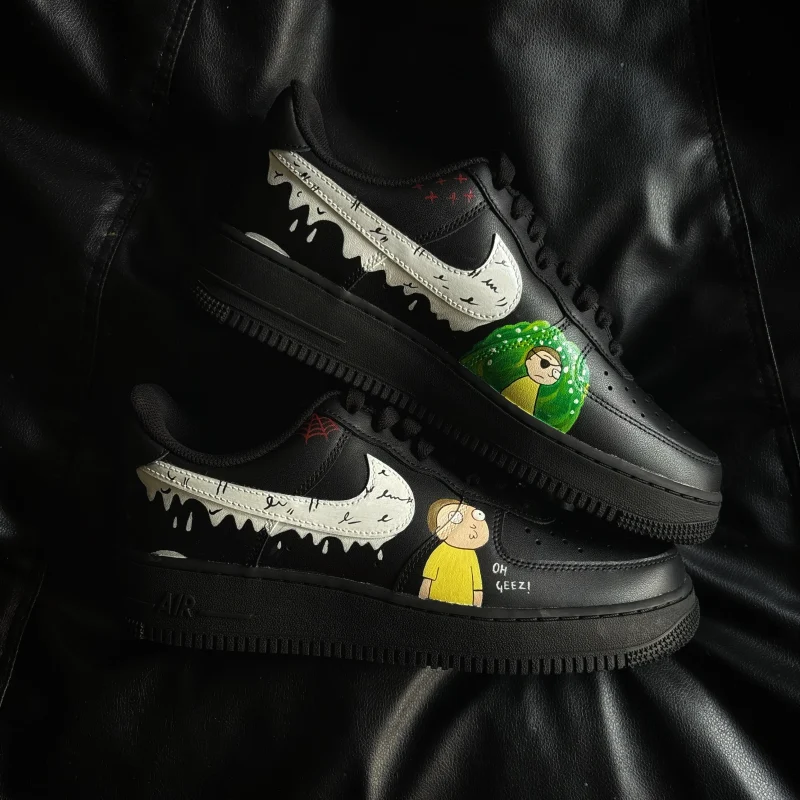 Rick and Morty Air Force 1 Custom - Image 3
