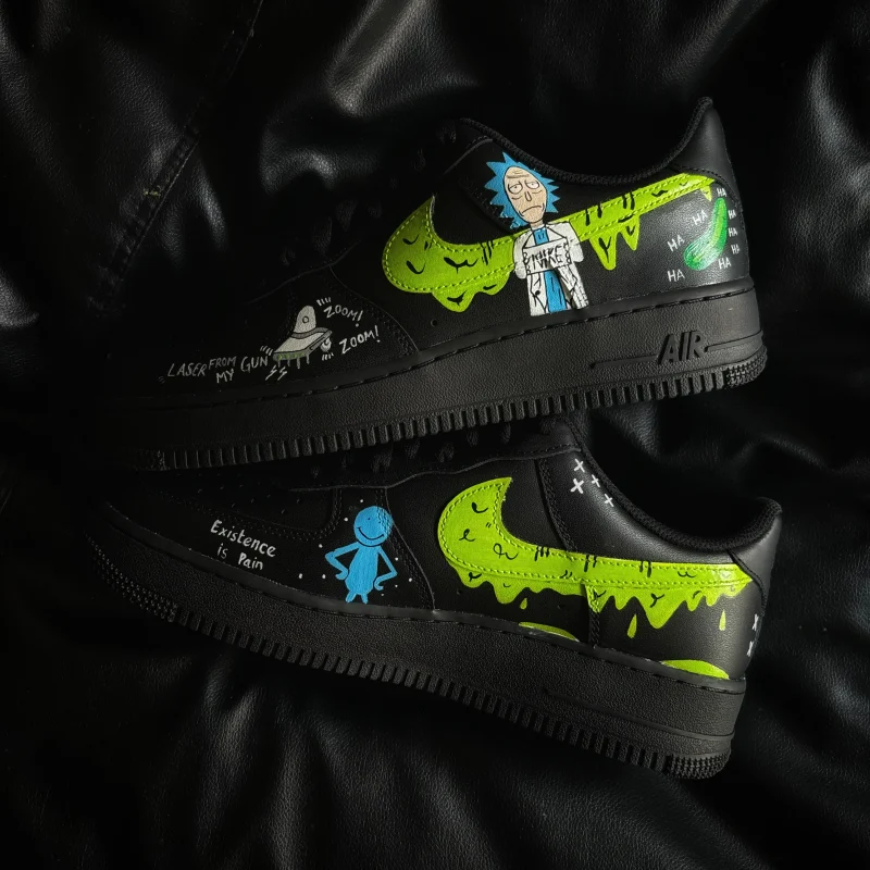 Rick and Morty Air Force 1 Custom - Image 4
