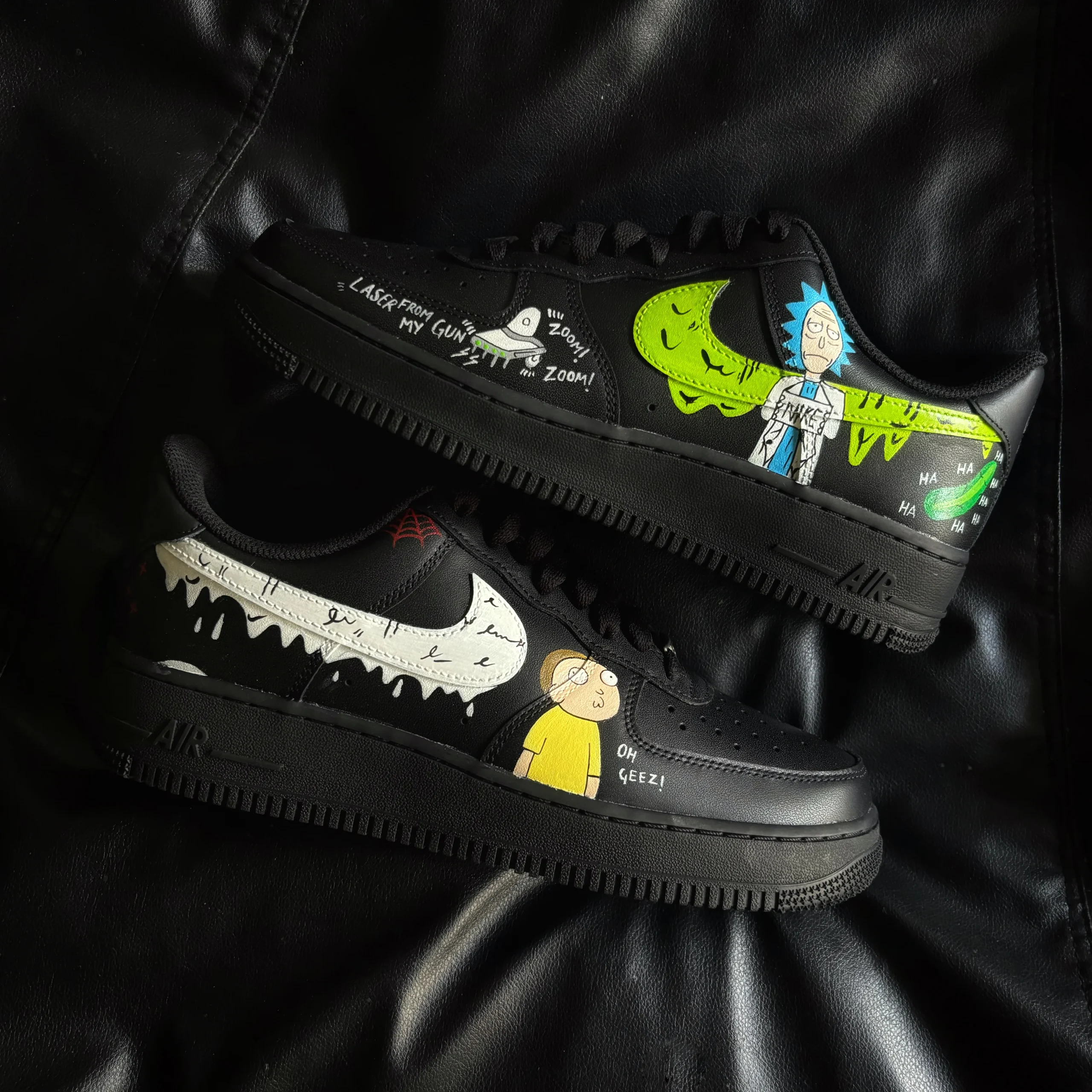 Rick and Morty Air Force 1 Custom
