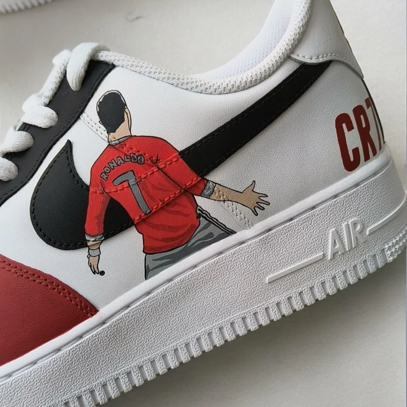 Ronaldo x Manchester United Air Force 1 Custom - Image 4
