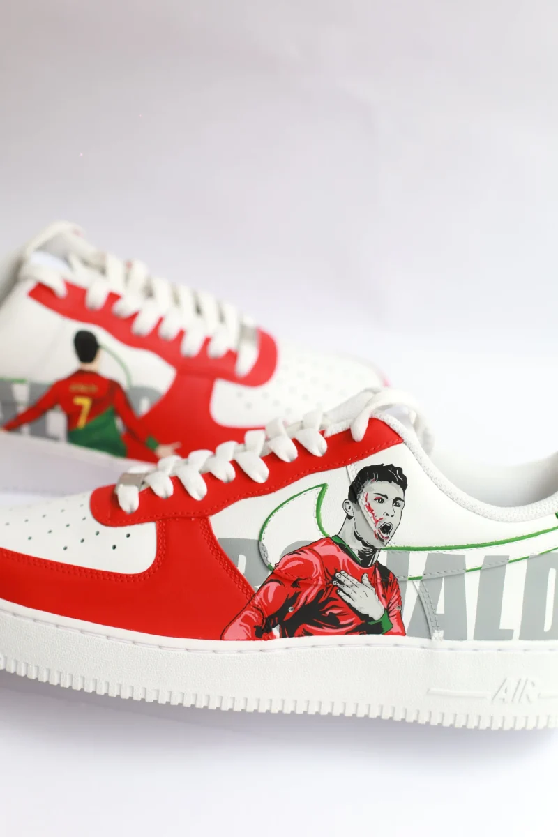 Ronaldo x Portugal Air Force 1 Custom - Image 3