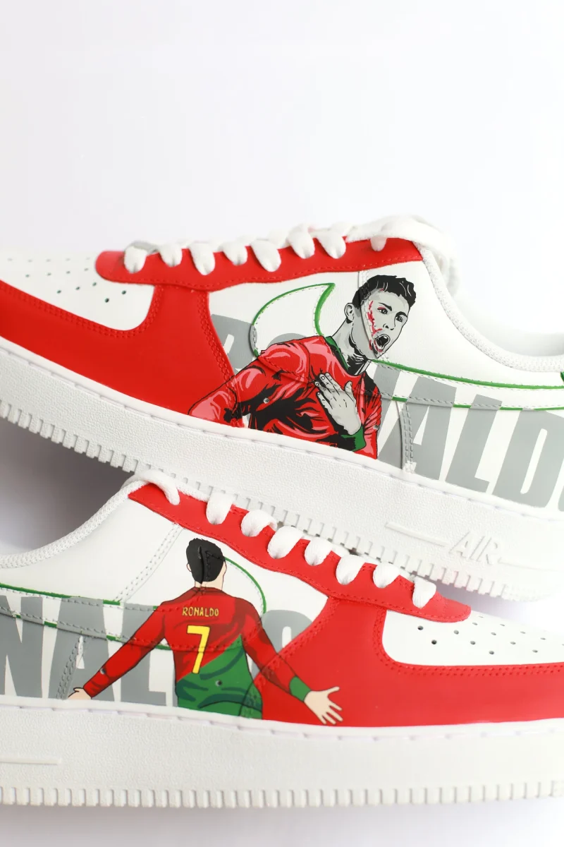 Ronaldo x Portugal Air Force 1 Custom - Image 4