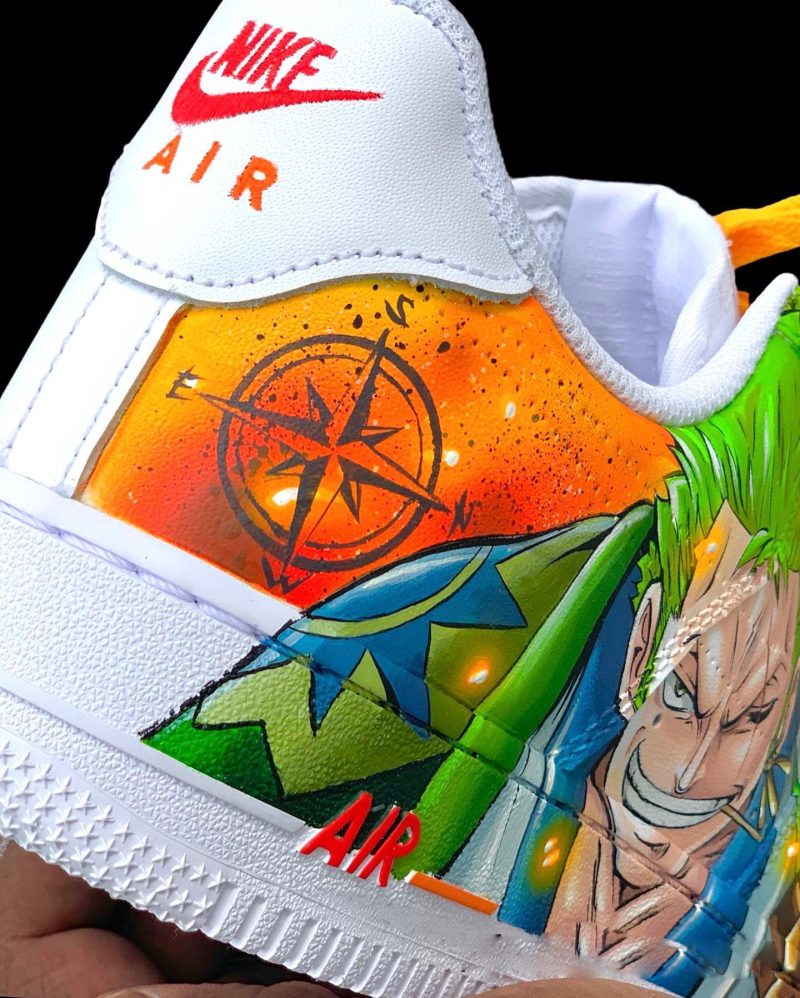 Roronoa Zoro - One Piece Air Force 1 Custom - Image 6