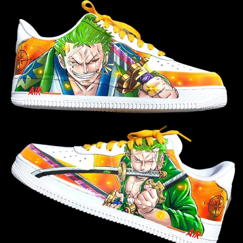 Roronoa Zoro - One Piece Air Force 1 Custom