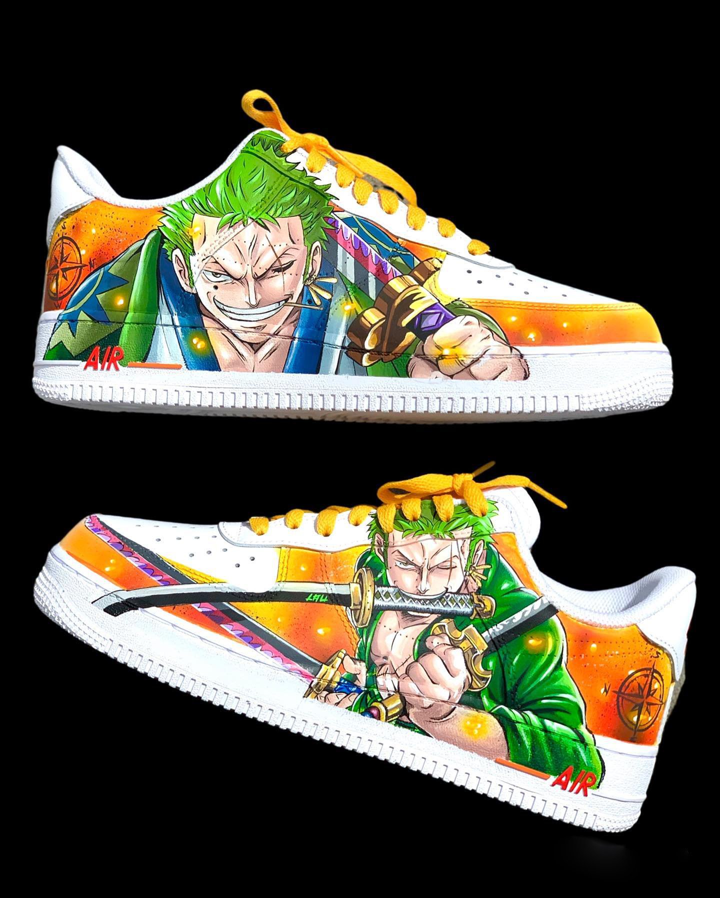 Roronoa Zoro - One Piece Air Force 1 Custom