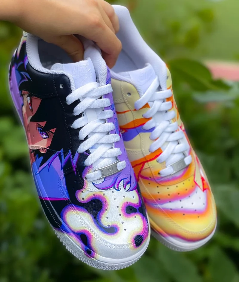 Sasuke x Naruto Air Force 1 Custom - Image 9