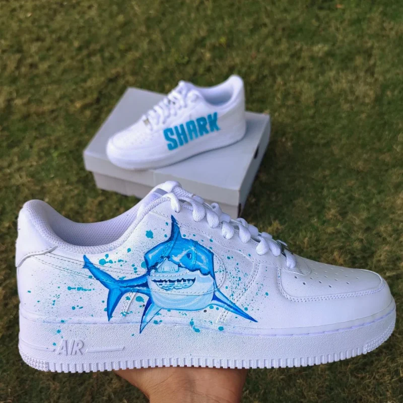 Shark Air Force 1 Custom - Image 3