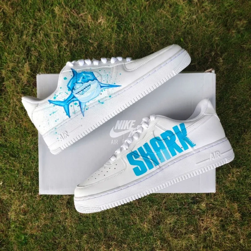 Shark Air Force 1 Custom - Image 4