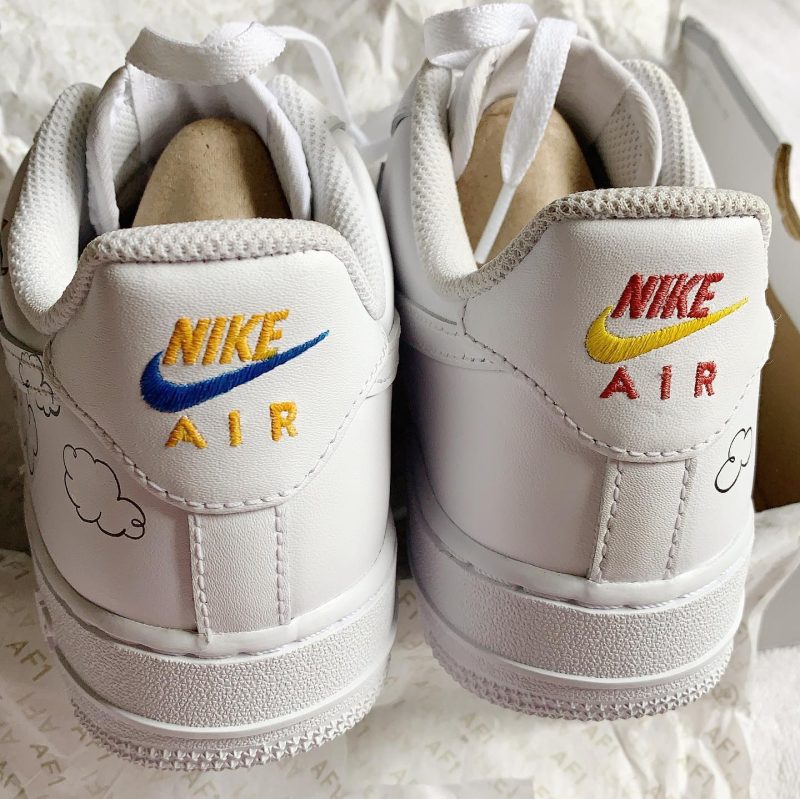 Snoopy x Charlie Brown Air Force 1 Custom - Peanuts - Image 2