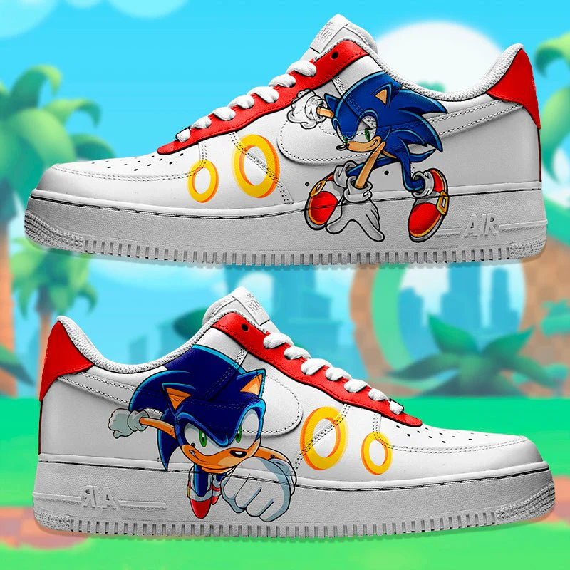 Sonic Red Air Force 1 Custom