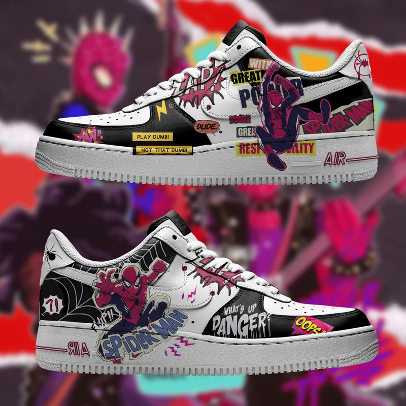 Spider Man Comic Air Force 1 Custom