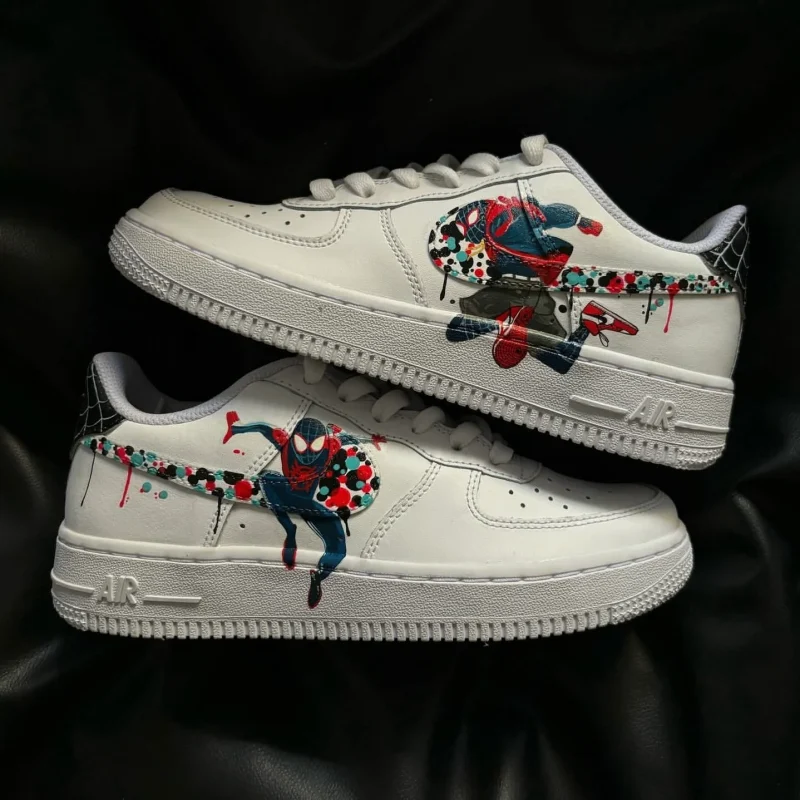 Spiderman Into the Spider Verse Air Force 1 Custom