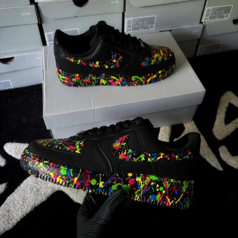Splatter Air Force 1 Custom