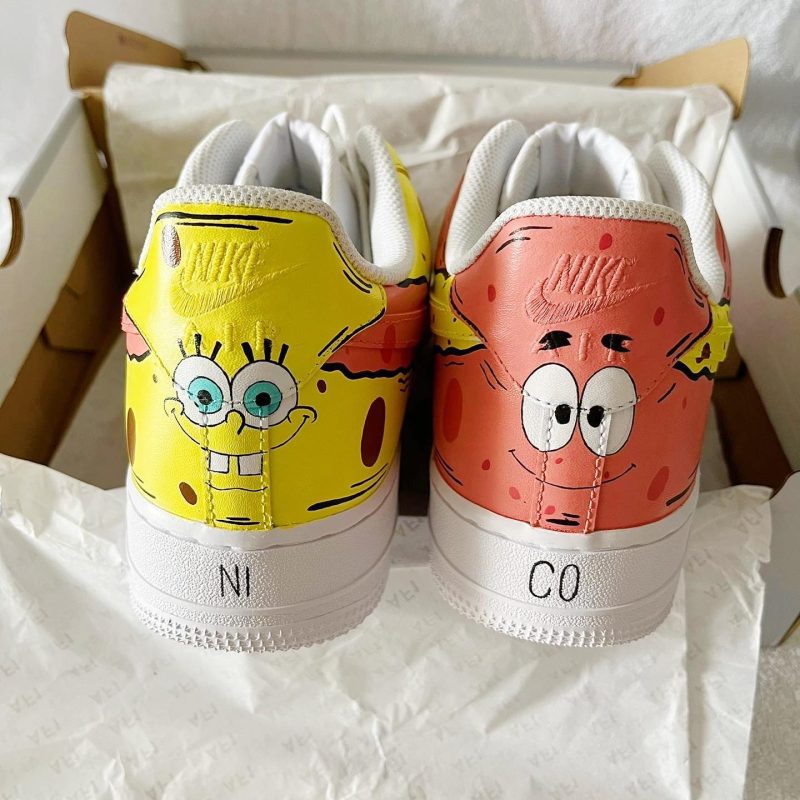 SpongeBob SquarePants Air Force 1 Custom - Image 2