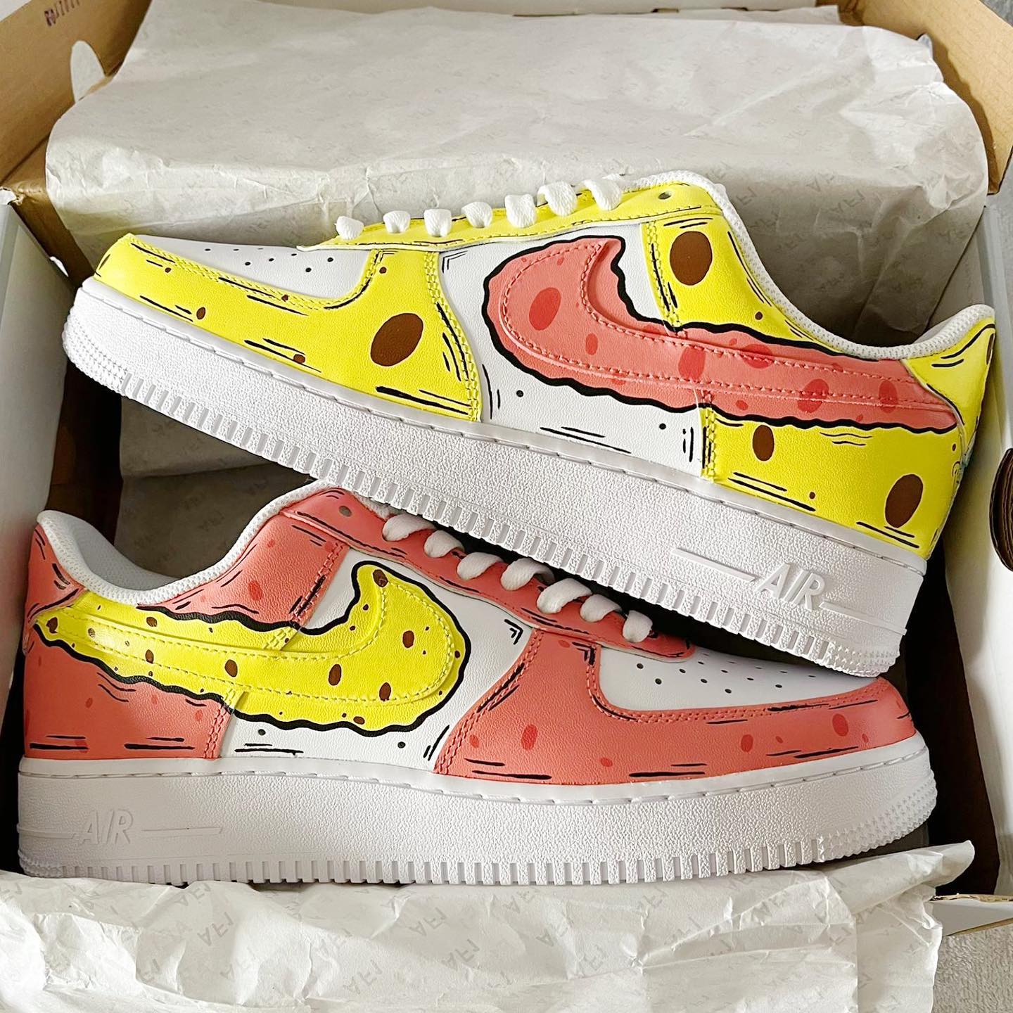 SpongeBob SquarePants Air Force 1 Custom