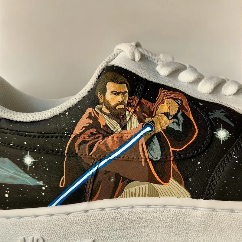 Star Wars - Obi Wan Kenobi x Darth Vader Air Force 1 Custom - Image 2