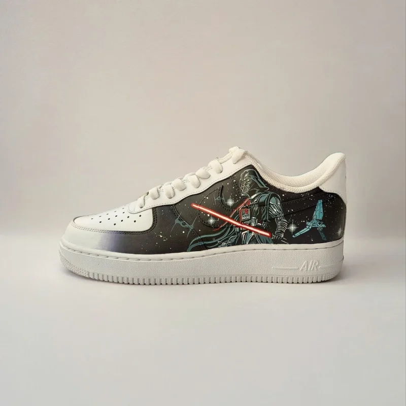 Star Wars - Obi Wan Kenobi x Darth Vader Air Force 1 Custom - Image 4
