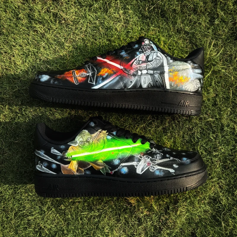 Star Wars - Yoda x Darth Vader Air Force 1 Custom