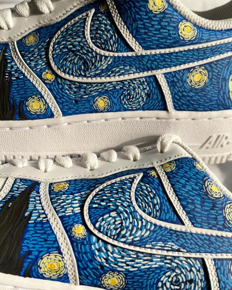 Starry Night Air Force 1 Custom - Image 3