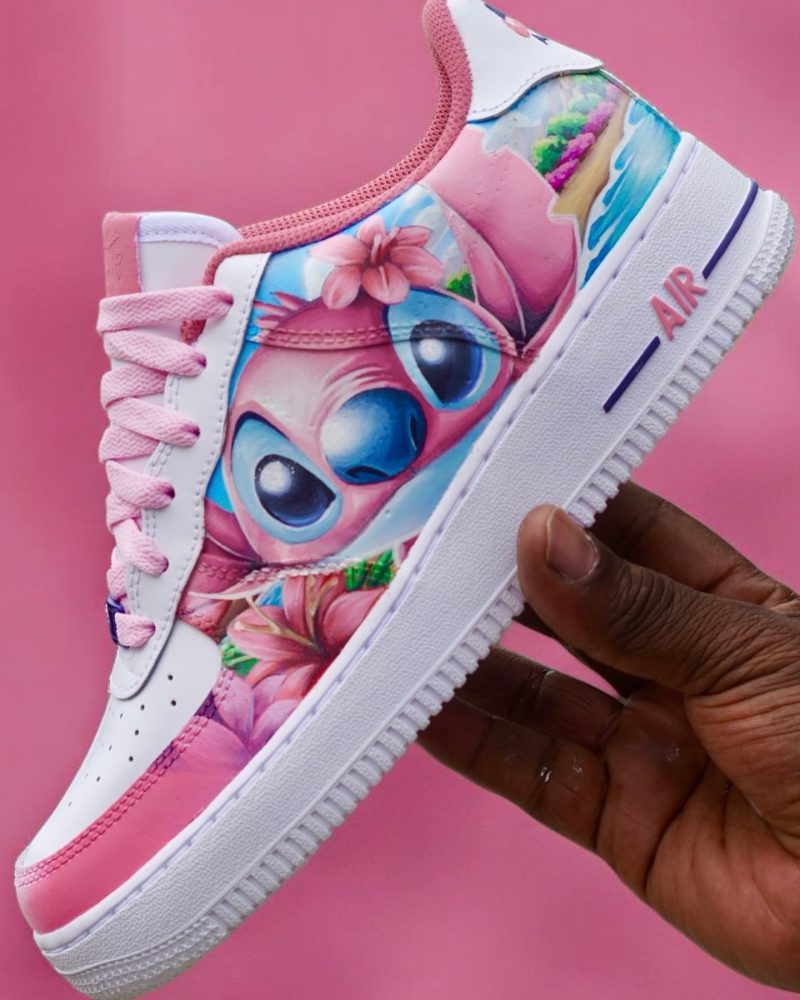 Stitch & Angel Air Force 1 Custom - Image 3