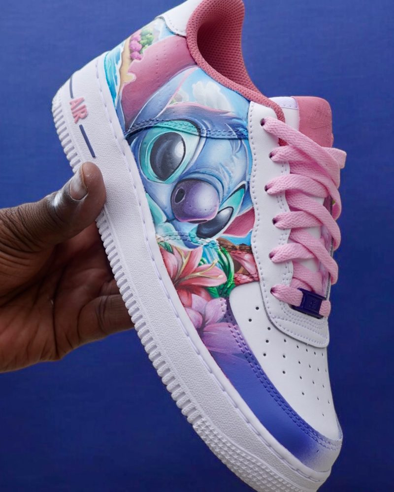 Stitch & Angel Air Force 1 Custom - Image 4