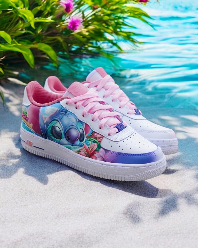 Stitch & Angel Air Force 1 Custom - Image 5
