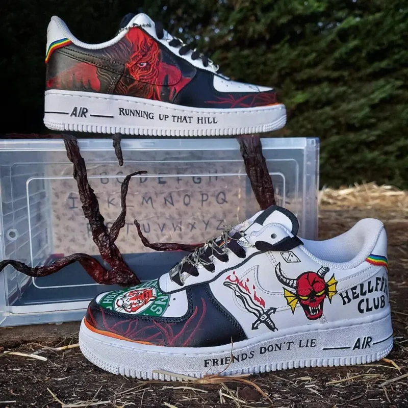 Stranger Things - Hellfire Club Air Force 1 Custom