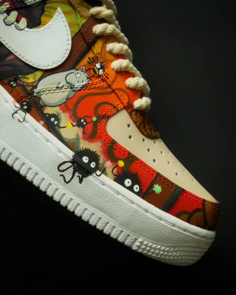 Studio Ghibli - Spirited Away x Mononoke Hime Air Force 1 Custom - Image 5
