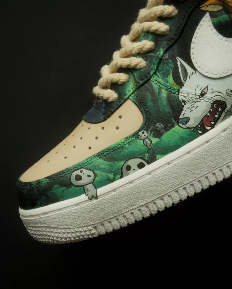 Studio Ghibli - Spirited Away x Mononoke Hime Air Force 1 Custom - Image 6