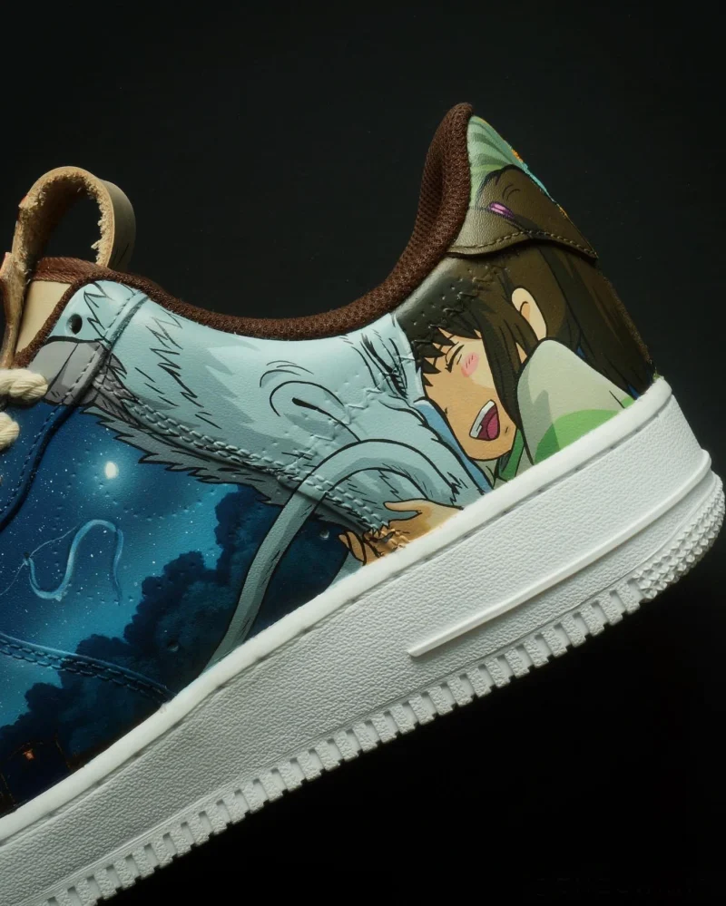 Studio Ghibli - Spirited Away x Mononoke Hime Air Force 1 Custom - Image 8
