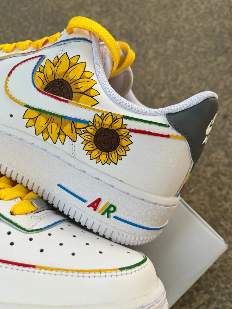 Sunflower Bloom Air Force 1 Custom - Image 4