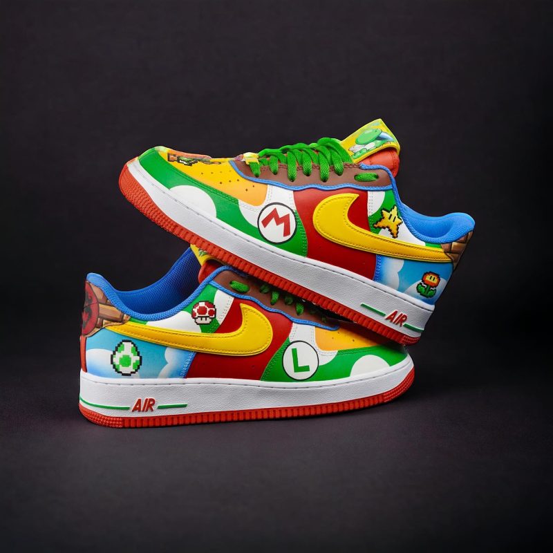 Super Mario Air Force 1 Custom